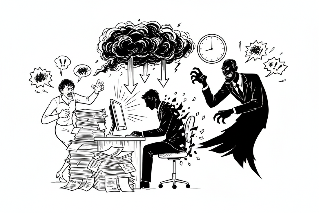 Office Toxicity: Stress, Pressure, and Emotional Stability Through Samatva