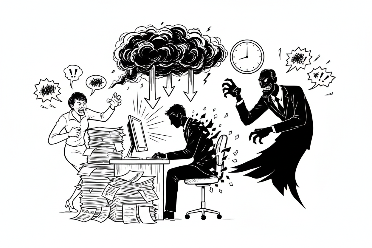 Office Toxicity: Stress, Pressure, and Emotional Stability Through Samatva