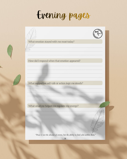 The Emotional Wellness Journal: 4 Weeks of Reflection, Calm & Growth